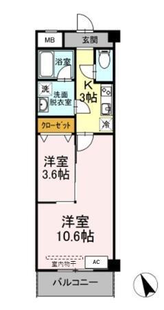 BELLA LUCE（205） 間取り図画像