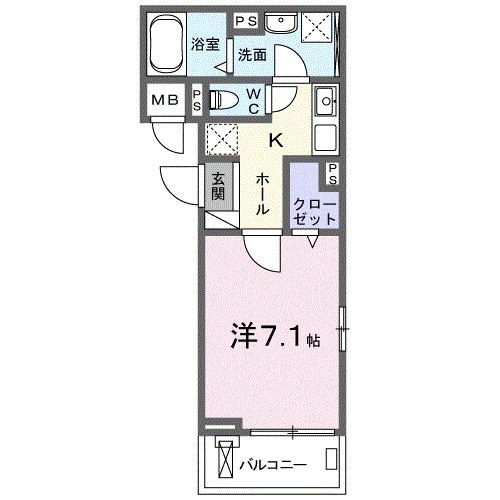 ヴァイオレット（203） 間取り図画像