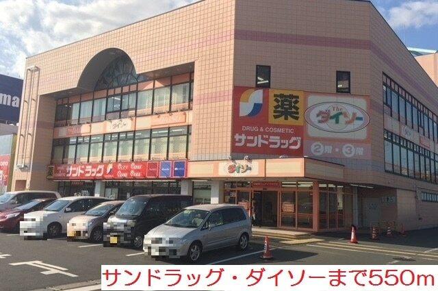 サンドラッグ・ダイソー：550m