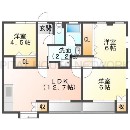  間取り図写真