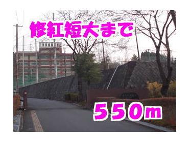 修紅短大：550m