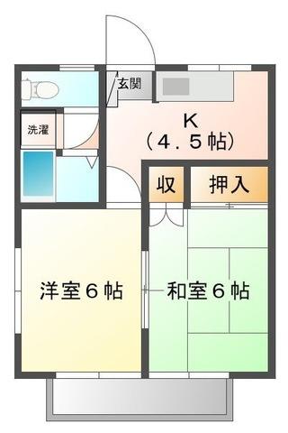 カサデムーンパートⅠ・Ⅱ（107） 間取り図画像