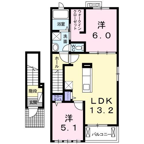 サニーレジデンスⅦ（204） 間取り図画像