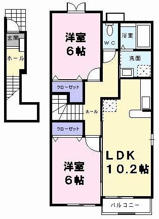ヴェルタウンＣ（201） 間取り図画像