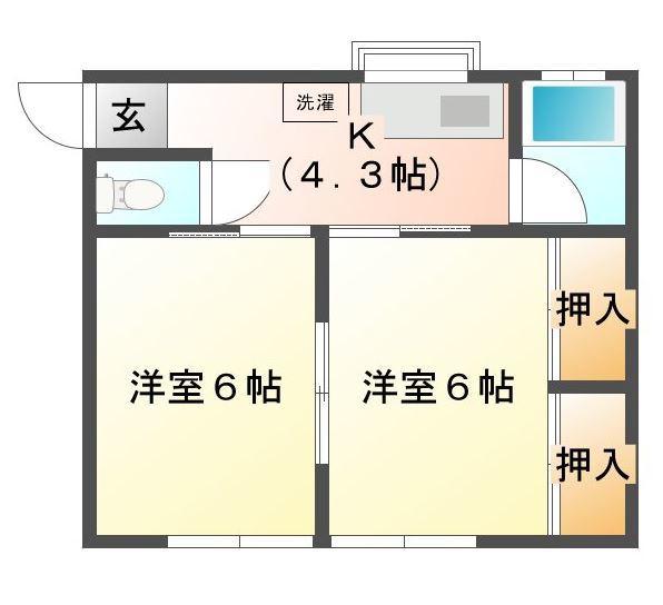 レジデンス宮前（203） 間取り図画像