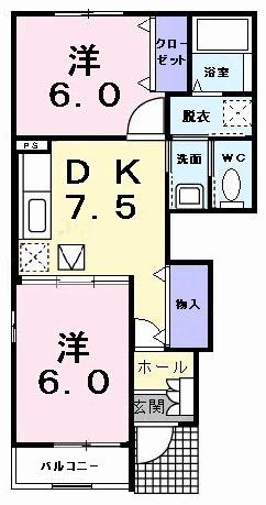 プラシードⅡ（101） 間取り図画像