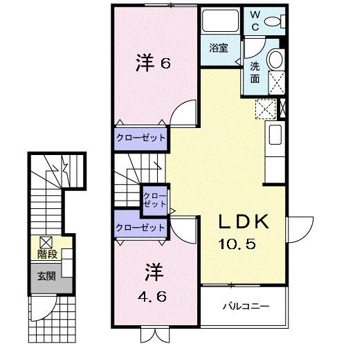 パークサイド・ケイＡ（202） 間取り図画像