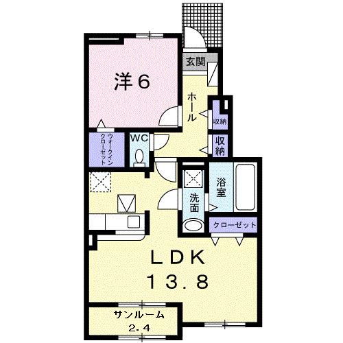フォレスト・ヴィラⅠ（102） 間取り図画像