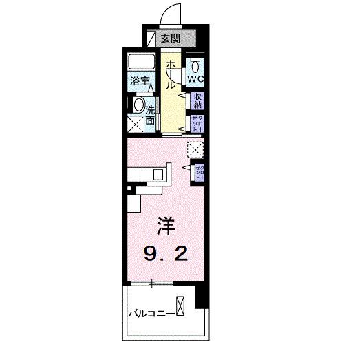 クレアトゥール（207） 間取り図画像