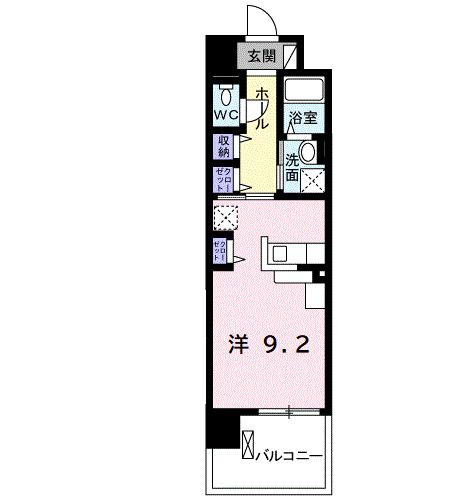 クレアトゥール（208） 間取り図画像