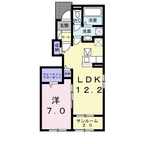 グランシャルム（101） 間取り図画像