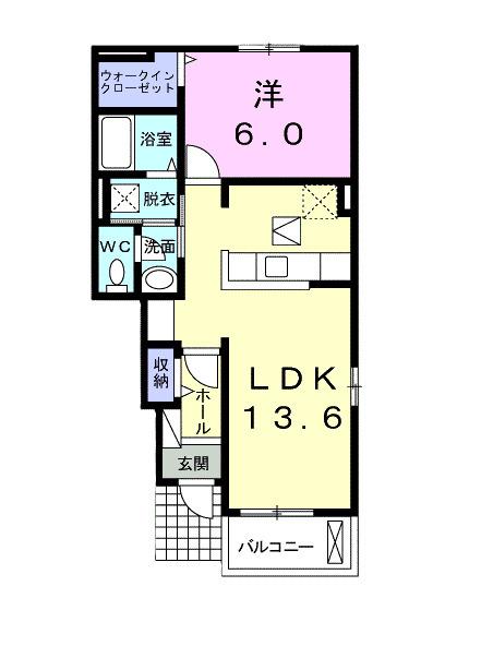 ピーメイルＢ（103） 間取り図画像
