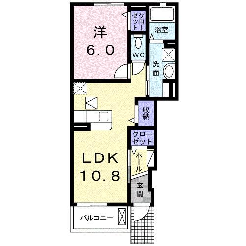 Ｇｒａｎｄｅ　Ｓ．Ｋ　参番館（102） 間取り図画像
