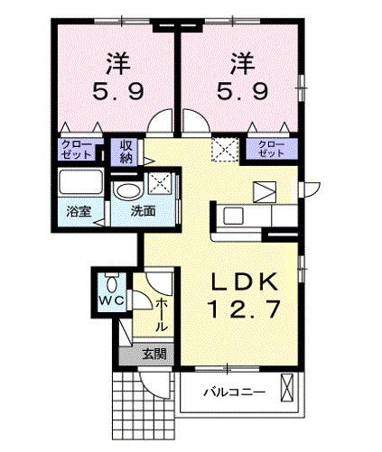 フルハウス（102） 間取り図画像