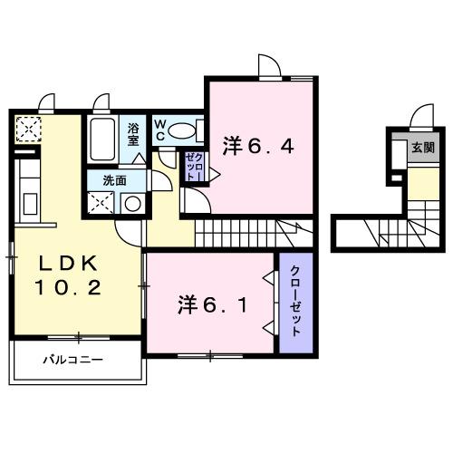 スワン（202） 間取り図画像