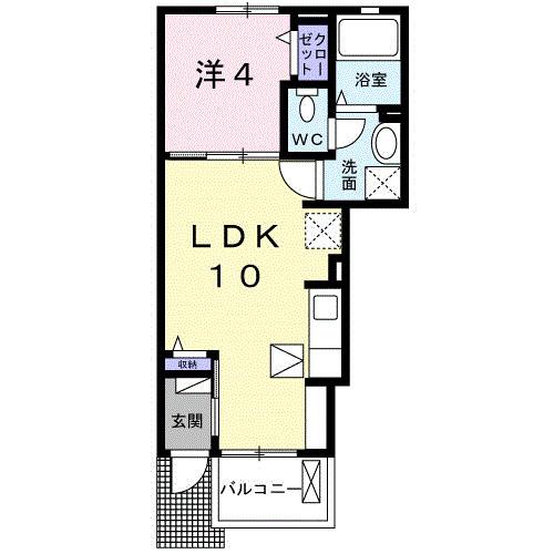 ベル・モンドＫ（104） 間取り図画像