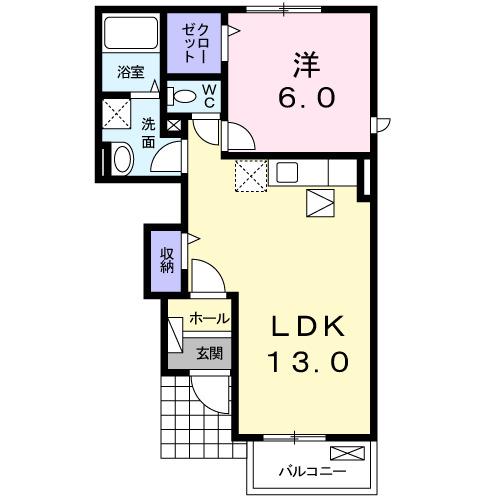 グレイス　Ｋ（104） 間取り図画像