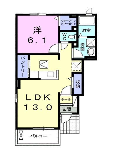 クワルツ・ド・ロッシュ龍（101） 間取り図画像