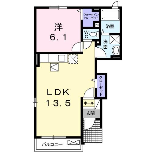 カーサ　ドマーニ　Ａ（101） 間取り図画像