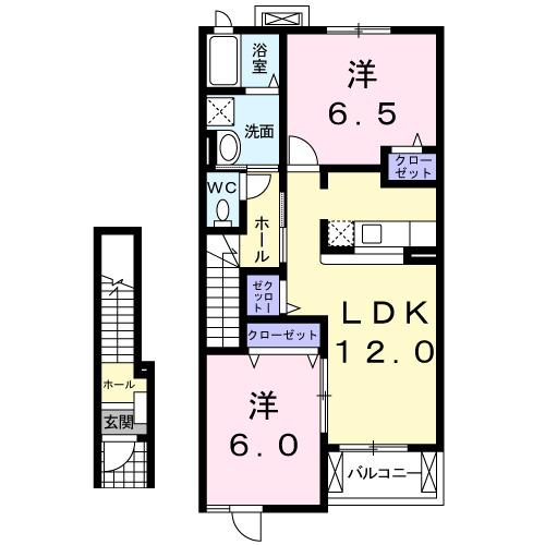 グラシュー・メゾンＡ（202） 間取り図画像