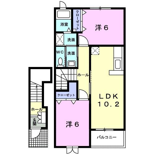エクセラン・メゾンＡ（203） 間取り図画像