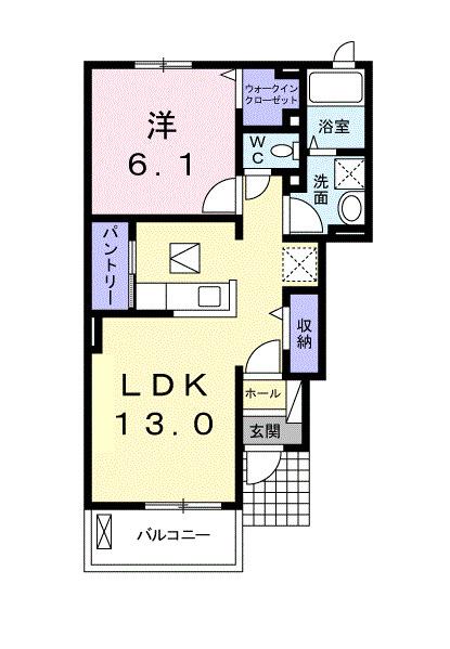 ＤＡＩＣＨＩ　Ｂ（102） 間取り図画像