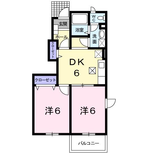 メゾン田園サーティⅠ（101） 間取り図画像
