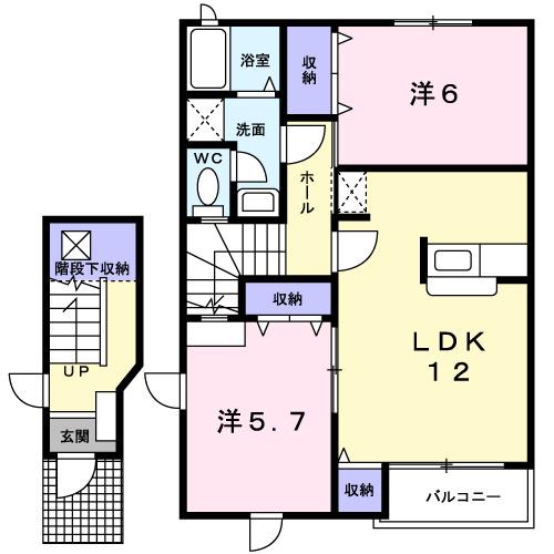 セントラル・ケイＣ棟（201） 間取り図画像