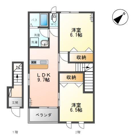 アイリスガーデン 間取り図画像