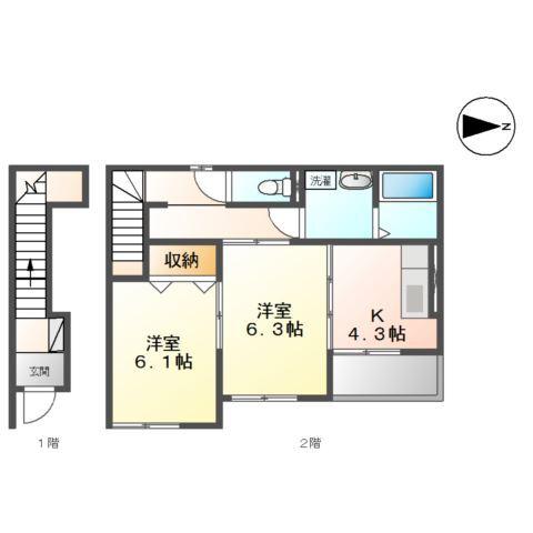 サウザンドリーフⅢ 間取り図画像