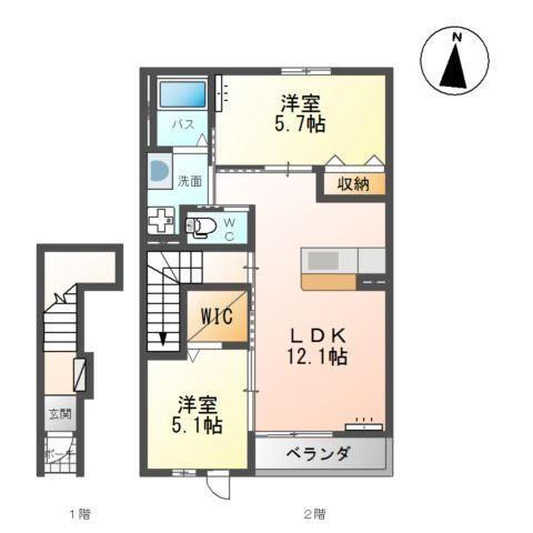 グランピュア　イヴⅡ 間取り図画像