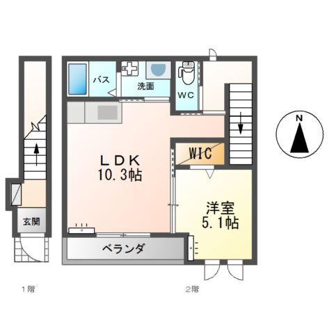 プレステージ・Ｆ 間取り図画像