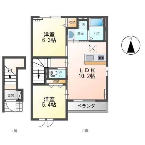 クルール　Ⅱ 間取り図画像