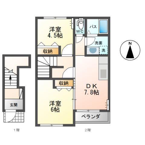 エイ・ティ　テラス 間取り図画像