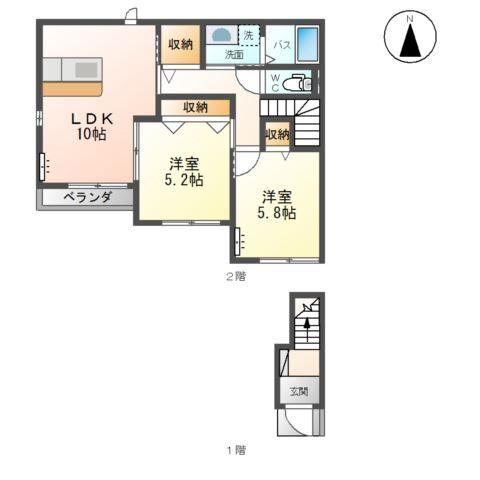 サニーガーデン 間取り図画像