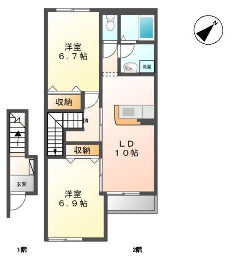クラッシモ 間取り図画像