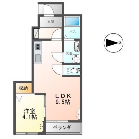 フォレスト鹿妻Ⅲ 間取り図画像