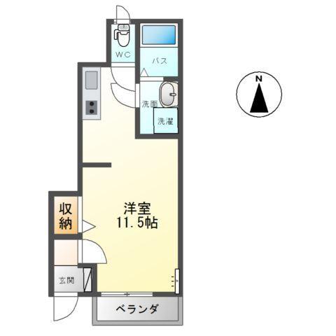 プレジールＢ 間取り図画像