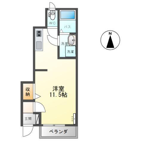 プレジールＢ 間取り図画像