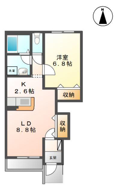 ファインシアＢ 間取り図画像