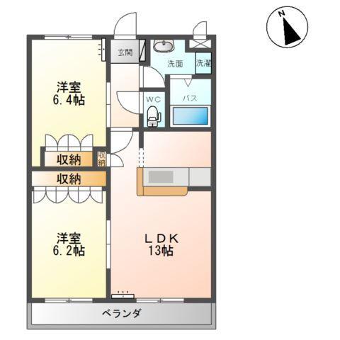 アーバンハウス五性橋 間取り図画像
