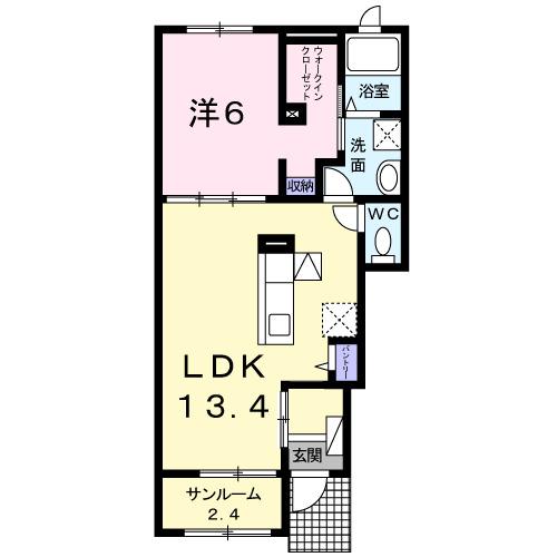 Ｓａｉｓｏｎ　ＮＡＫＡＧＡＷＡ（103） 間取り図画像