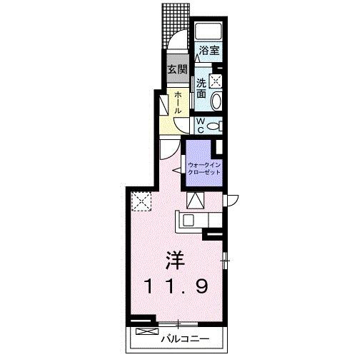 ブローテＫＳⅢ（101） 間取り図画像