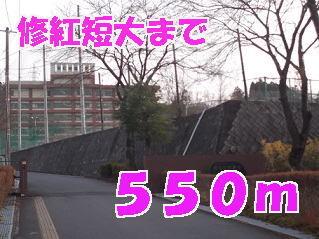 修紅短大：550m