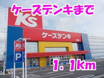 ケーズデンキ：1100m