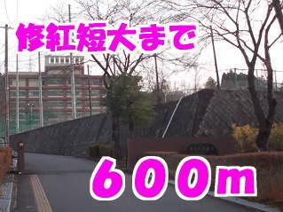 修紅短大：600m