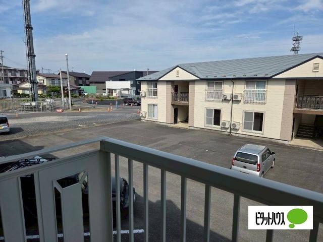 一関市山目アパート 眺望