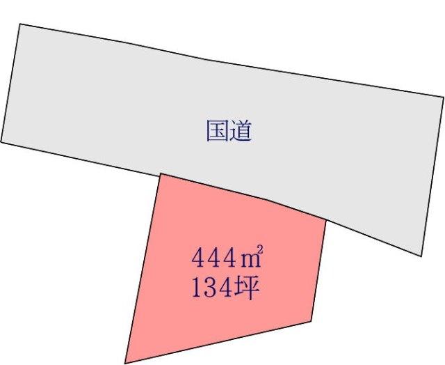 一関市滝沢売地 区画図
