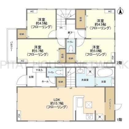  間取り図写真