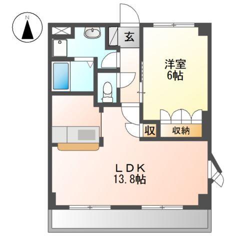 フォレストヴィラⅡ 間取り図画像